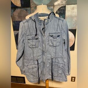 Chambray cotton denim jacket